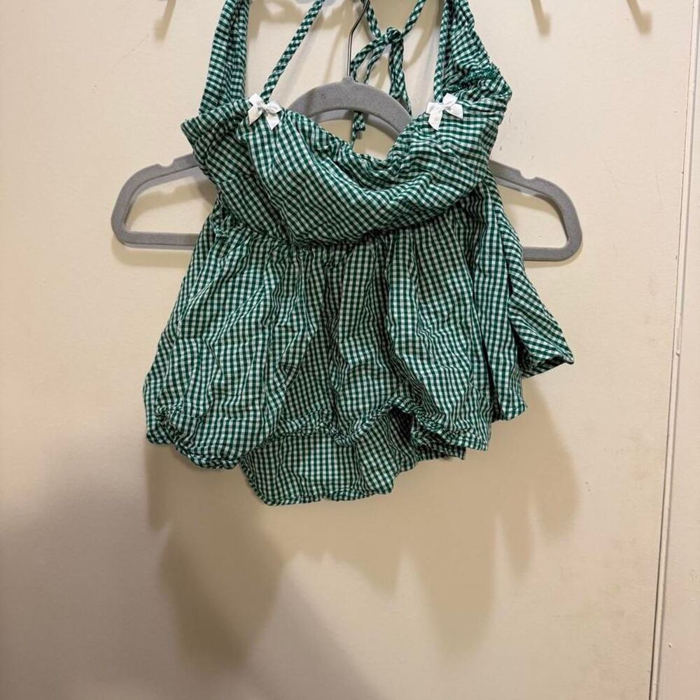 Unbranded Women's Green Crop-top